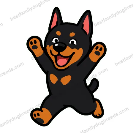 Doberman Pinscher dog meme sticker preview