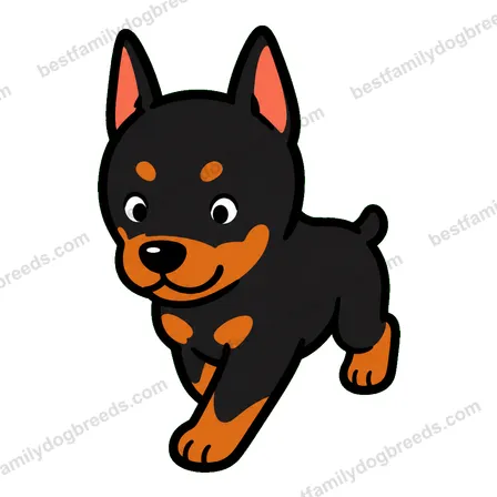 Doberman Pinscher dog meme sticker preview