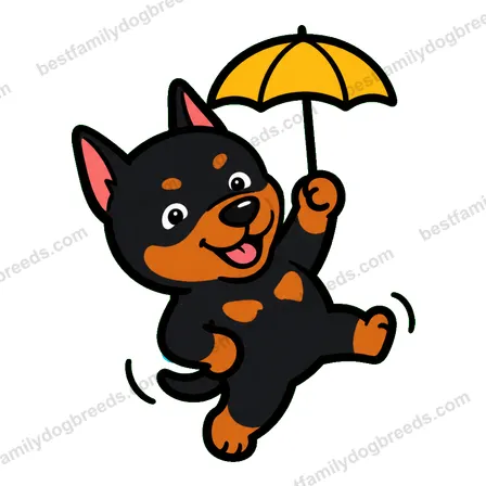Doberman Pinscher dog meme sticker preview