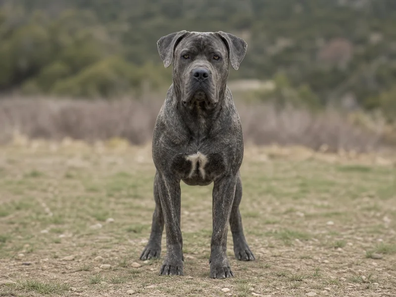 Dogo Canario — front