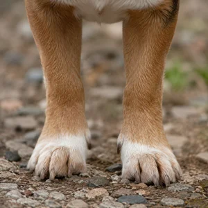 Drever — paws