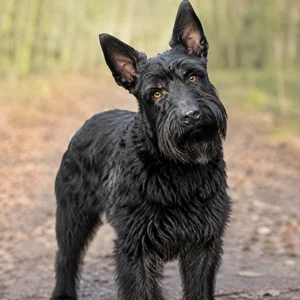 Dutch Smoushond — alert