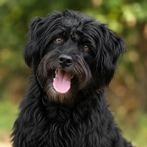 Dutch Smoushond — happy