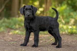 Dutch Smoushond — puppy (~4 mo)