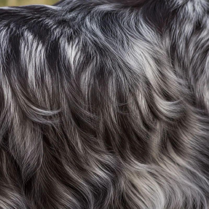 English Cocker Spaniel — coat texture