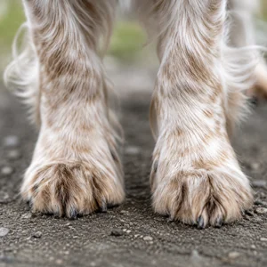 English Cocker Spaniel — paws