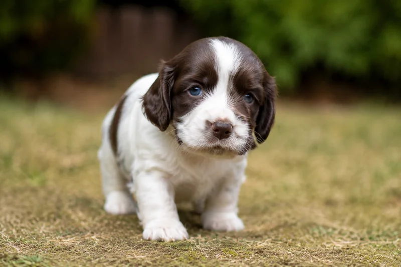 English Springer Spaniel — young puppy (~1 mo)