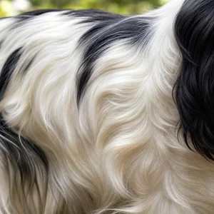 English Toy Spaniel — coat texture