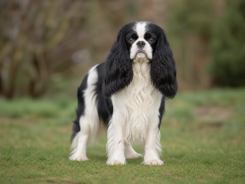 English Toy Spaniel front view