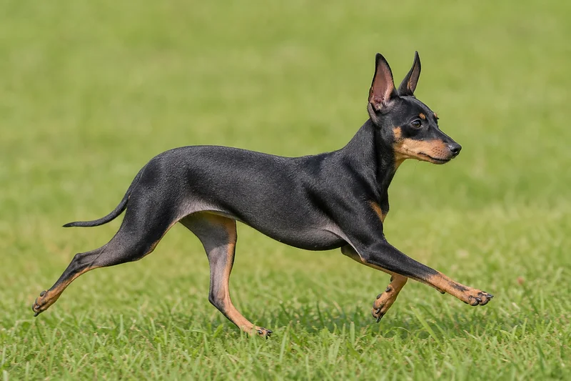 English Toy Terrier — running