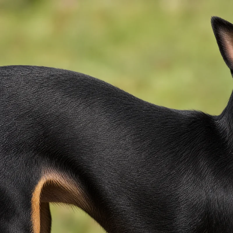English Toy Terrier — coat texture
