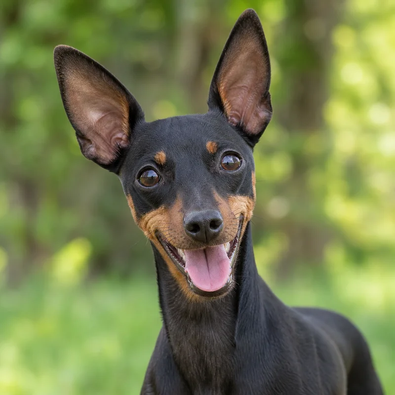 English Toy Terrier — happy