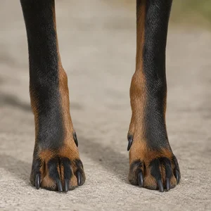 English Toy Terrier — paws