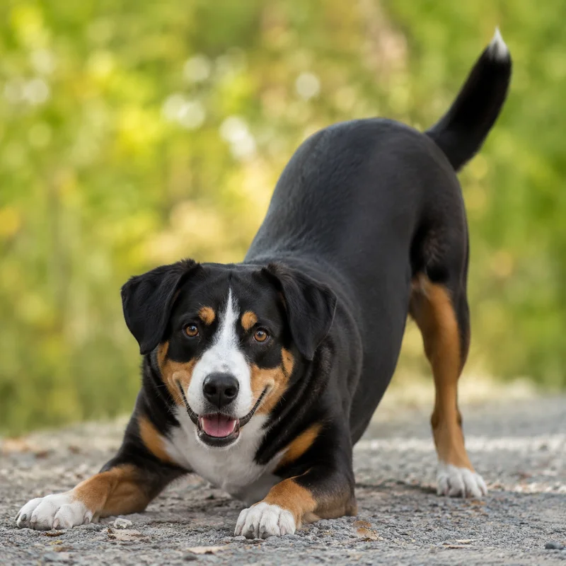 Entlebucher Mountain Dog — playful