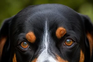 Entlebucher Mountain Dog — eyes