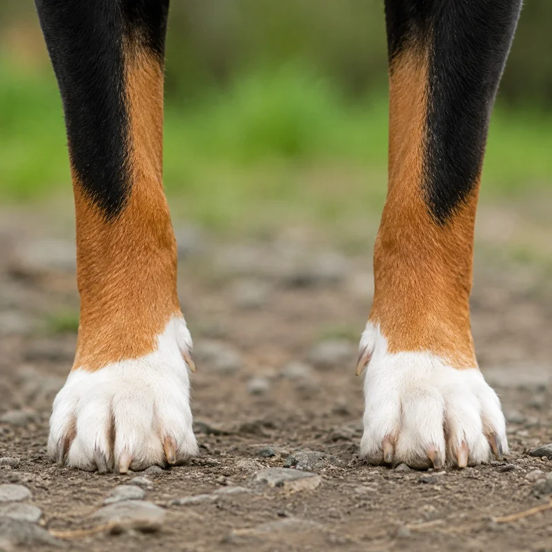 Entlebucher Mountain Dog — paws