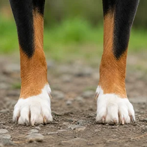 Entlebucher Mountain Dog — paws