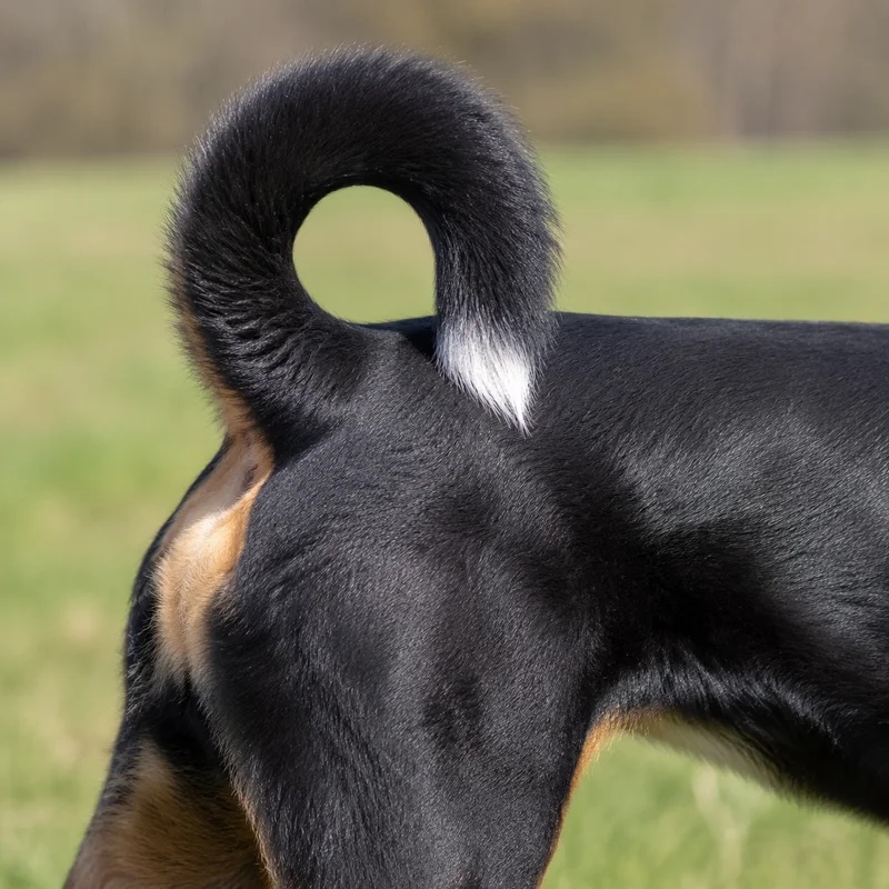 Entlebucher Mountain Dog — tail