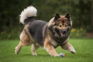 Eurasier — playing