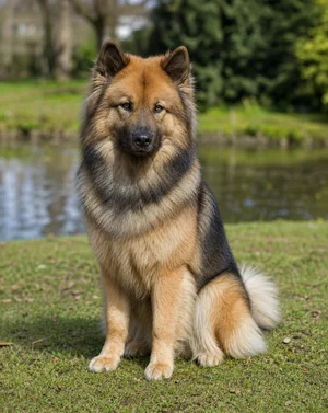 Eurasier — sitting