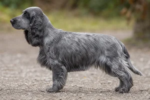 Field Spaniel — Blue Roan coat