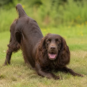 Field Spaniel — playful