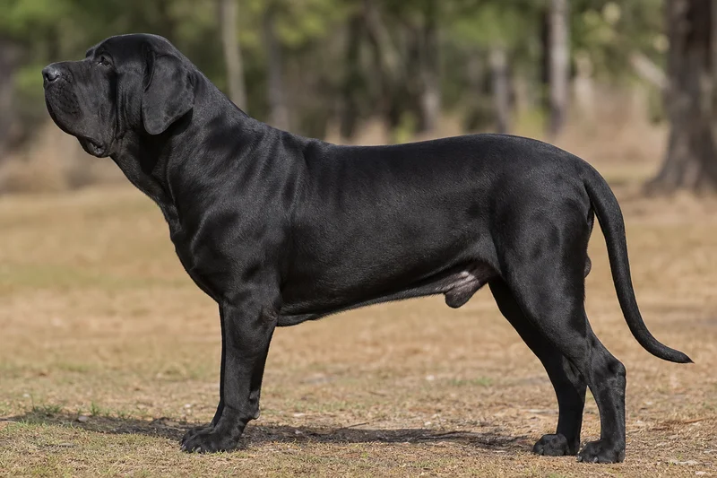 Fila Brasileiro — black coat