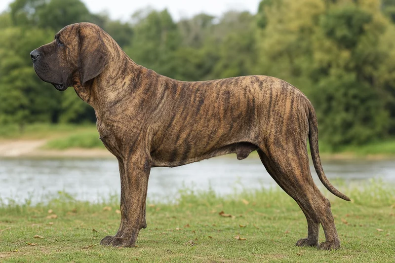 Fila Brasileiro — brindle coat
