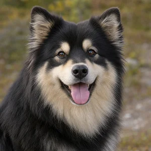 Finnish Lapphund — happy