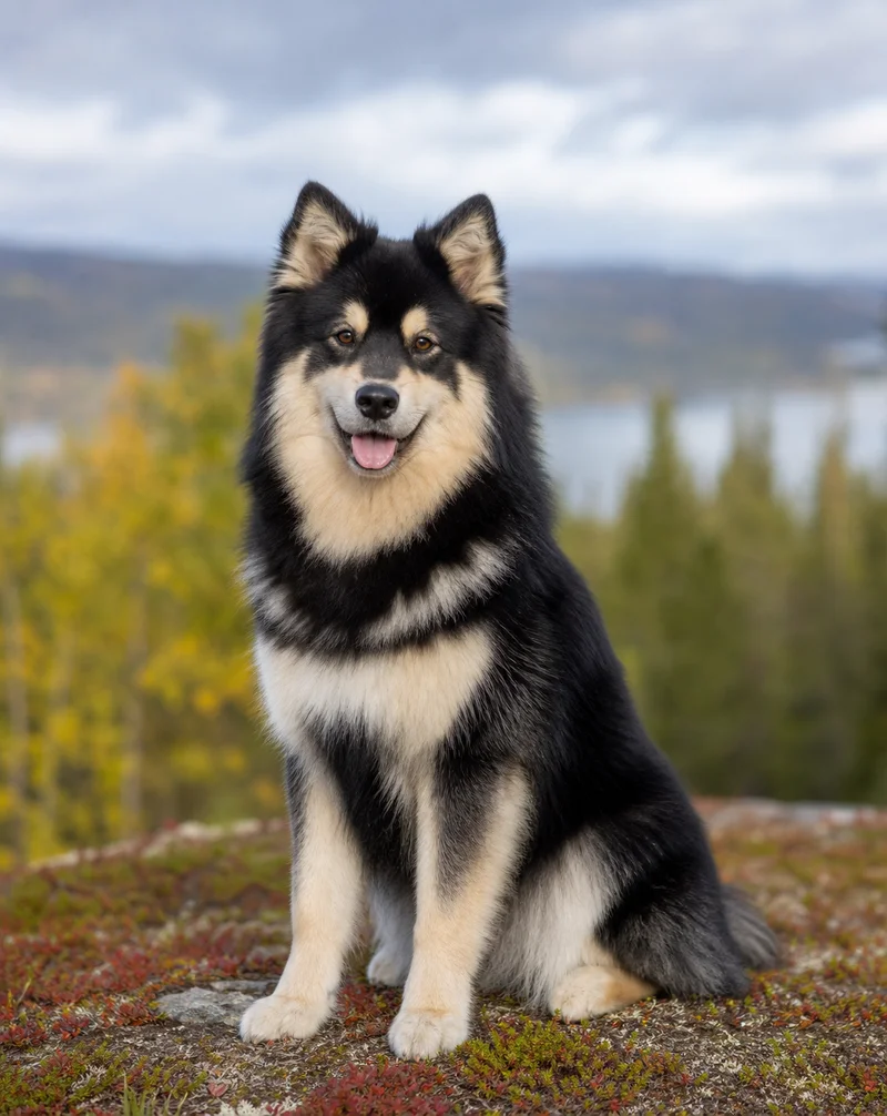 Finnish Lapphund — sitting