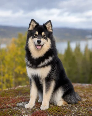 Finnish Lapphund — sitting