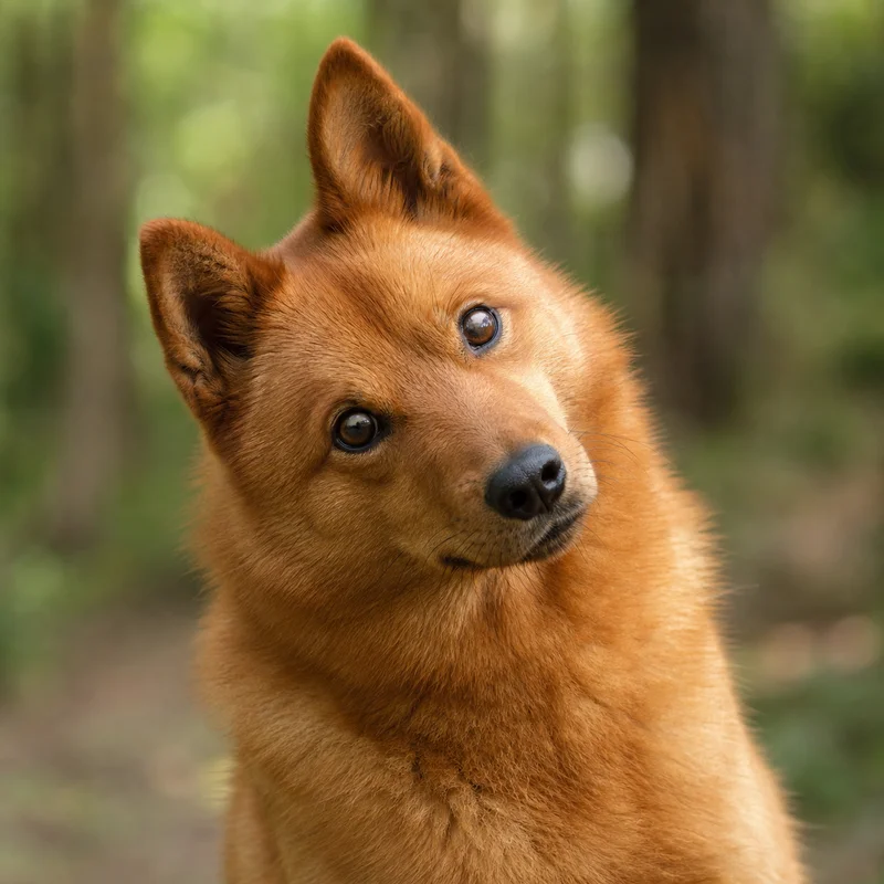 Finnish Spitz — alert