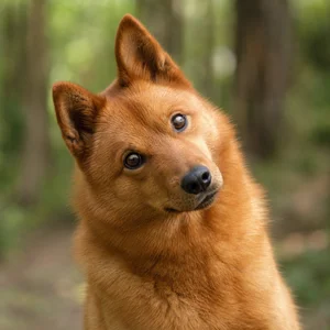 Finnish Spitz — alert