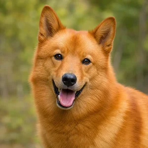 Finnish Spitz — happy