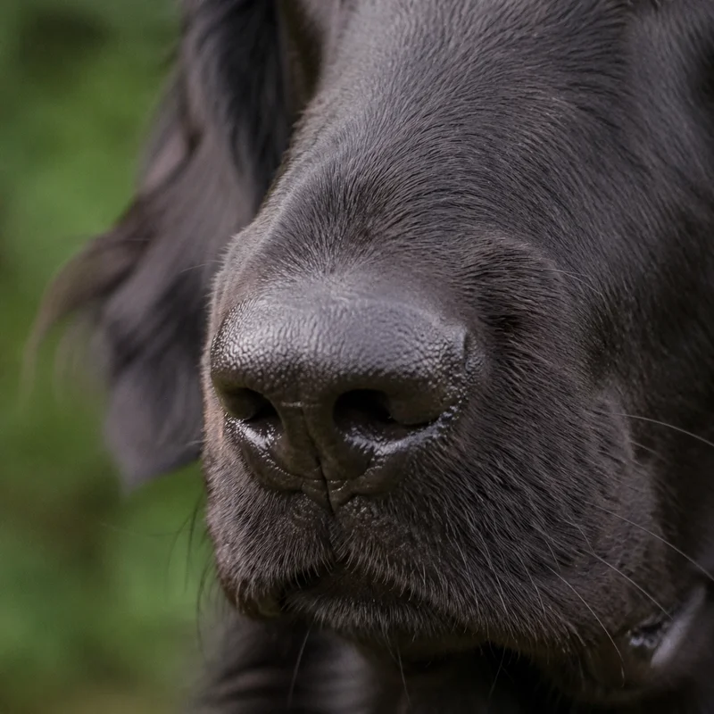 Flat Coated Retriever — nose
