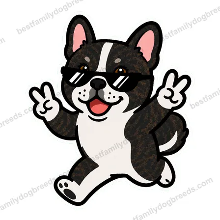 French Bulldog cool dog meme sticker