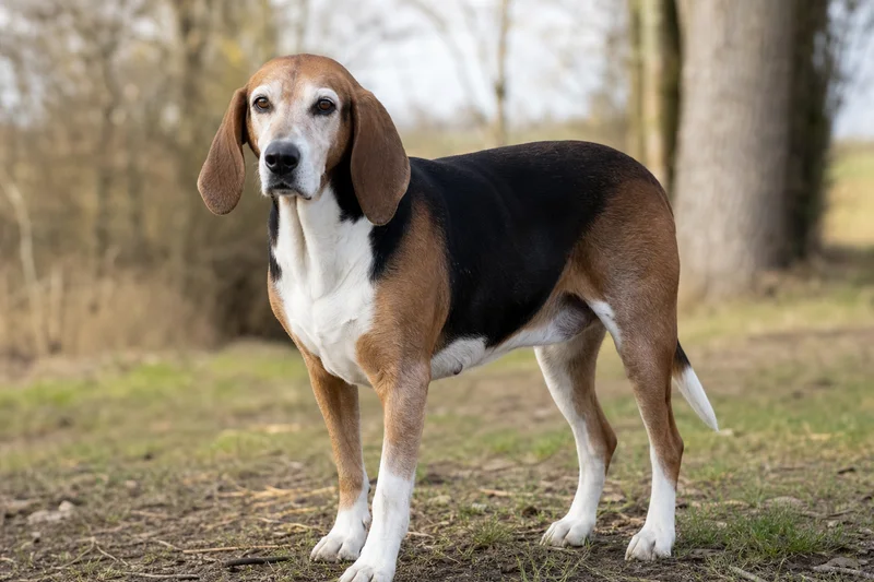 French Tricolour Hound — senior