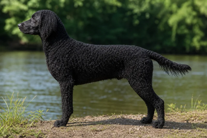 French Water Dog — Black coat