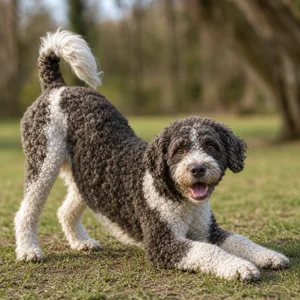 French Water Dog — playful