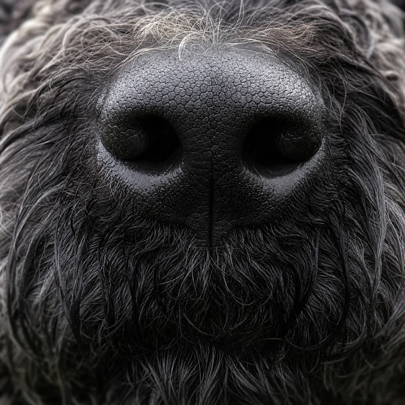 French Water Dog — nose