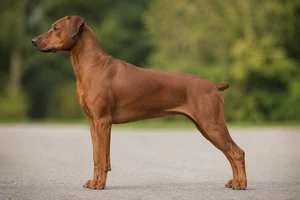 German Pinscher — Red coat