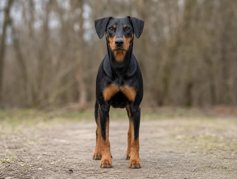 German Pinscher — front