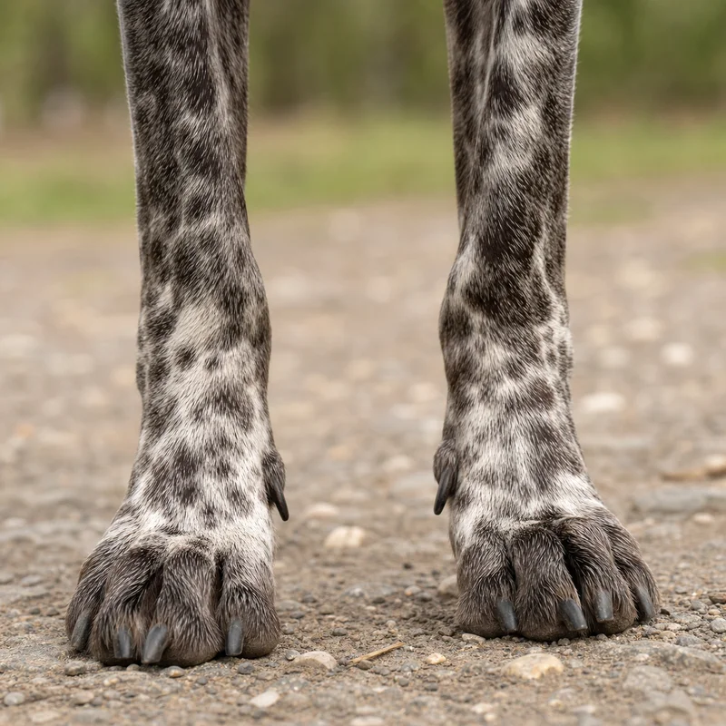German Pointer — paws