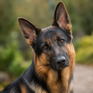 German Shepherd Dog — alert