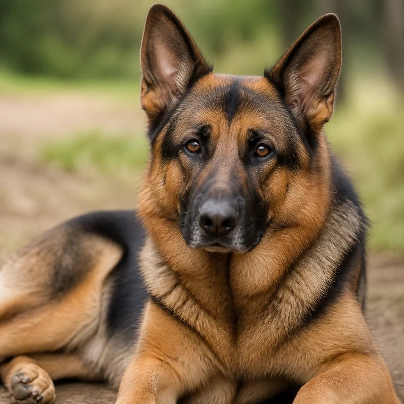 German Shepherd Dog — relaxed