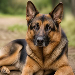 German Shepherd Dog — relaxed