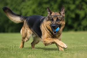 German Shepherd Dog — playing