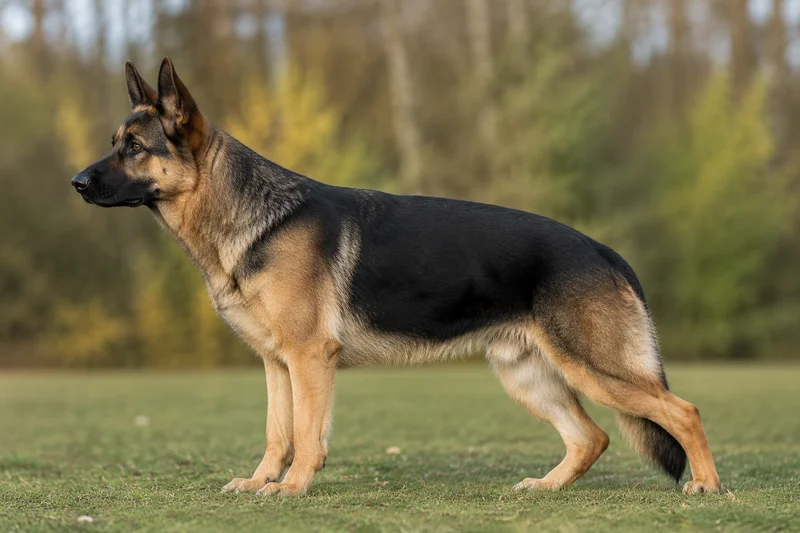 German Shepherd Dog — side