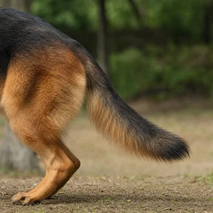German Shepherd Dog — tail