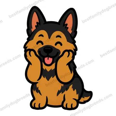 German Shepherd Dog dog meme sticker preview